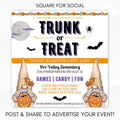 editable neighborhood HOA school pto fundraiser fall social media template